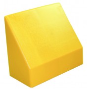 Наклонный элемент GigaBloks 5" 2 х 1 желтый