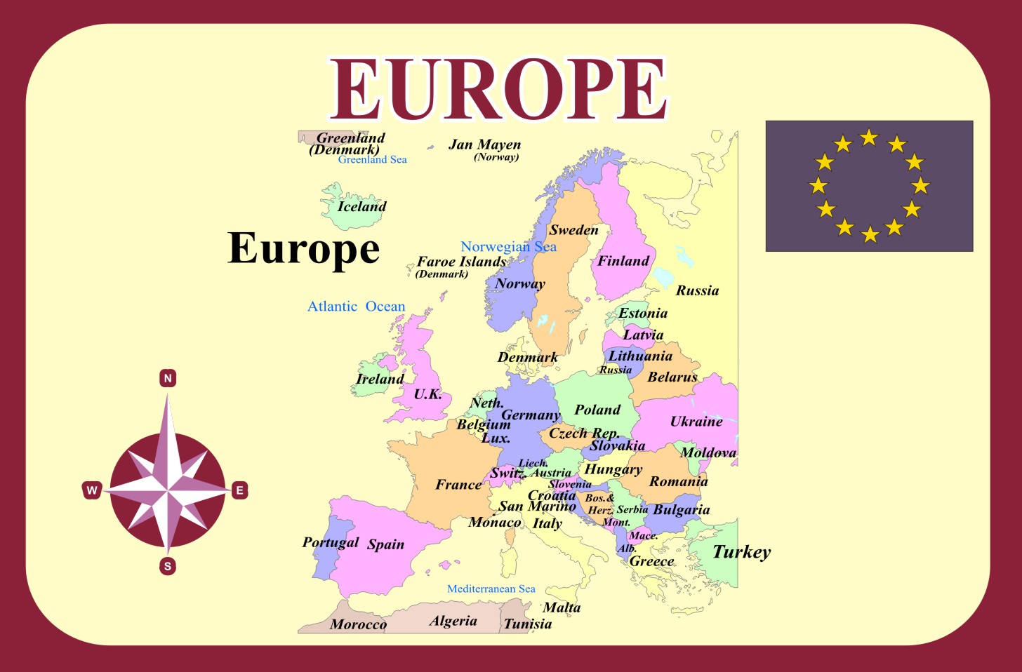 Стенд "Europe"