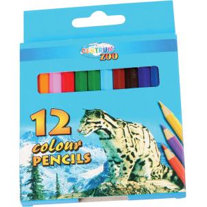 Карандаши цветные "Zoo", 12 цветов