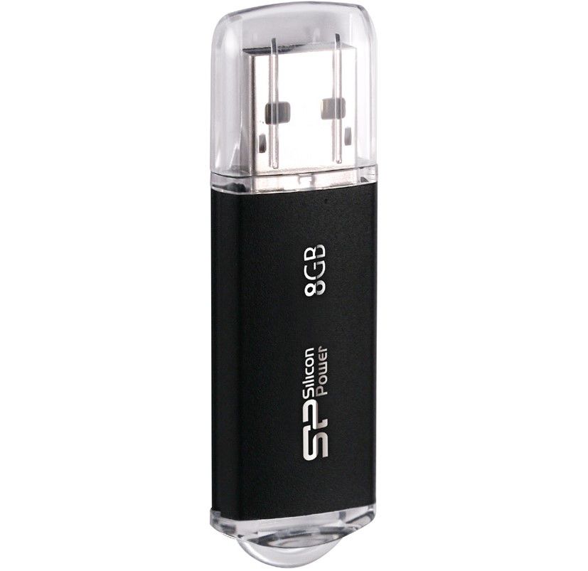 Флешка USB SILICON POWER Ultima II-I Series 8Гб, USB2.0