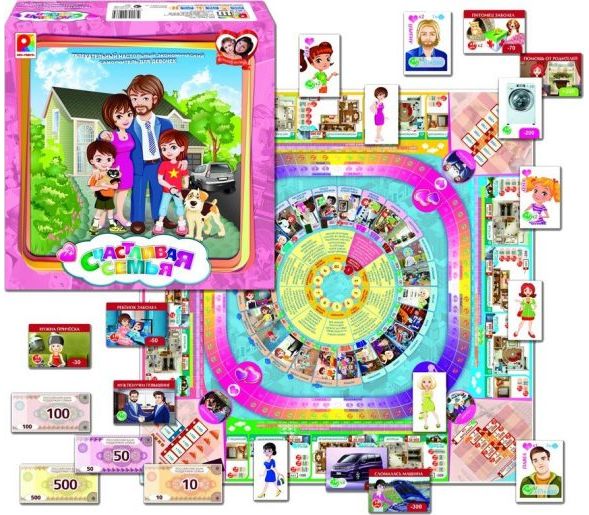Настольная игра "Счастливая семья"