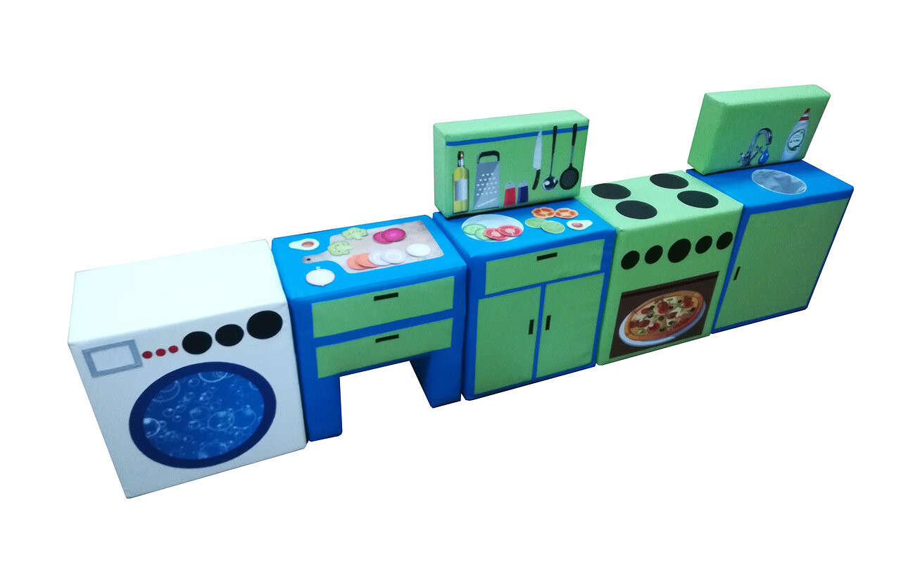Игровой комплект «Кухня». 7 элементов. 0,4 м3