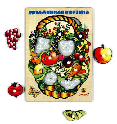 Игровой материал "Витаминная корзина"