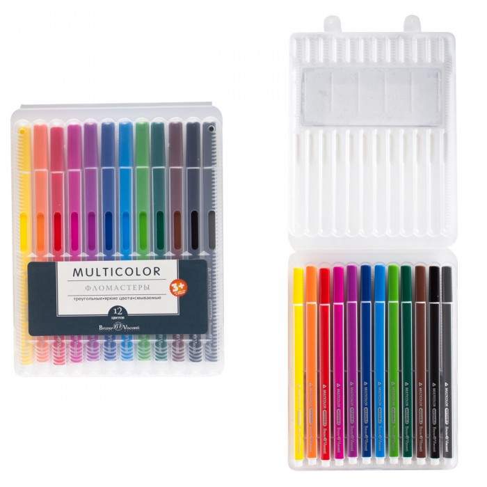 Фломастеры "Multicolor", 12 цветов