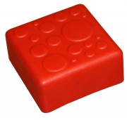 Крышка для GigaBloks 5" 1 х 1 красная