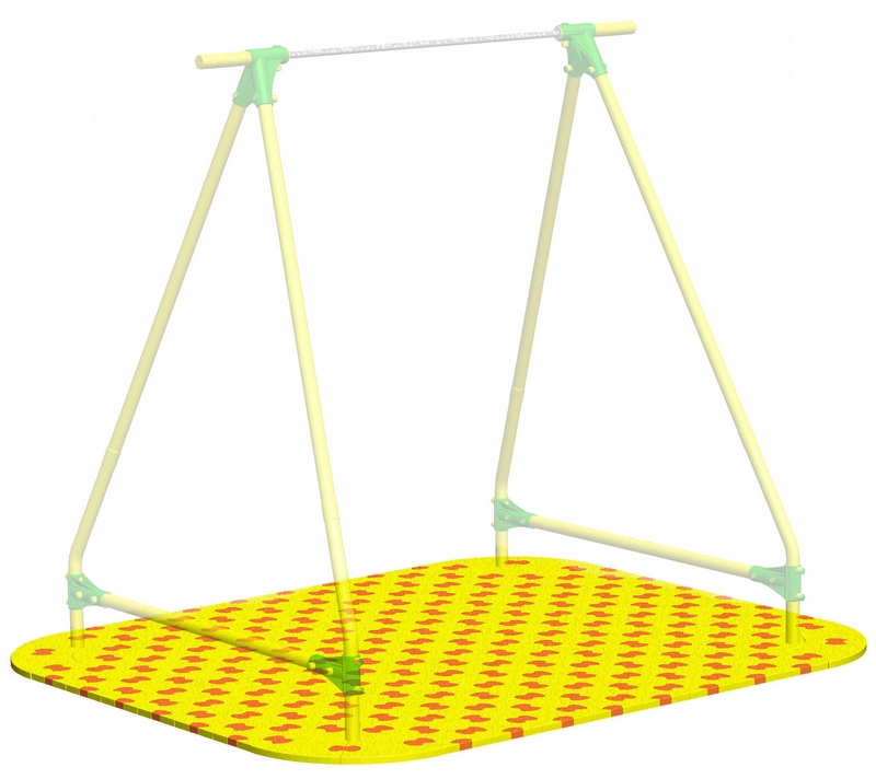 Puzzle Playground для перекладины гимнастической Leco-IT Street 2,0 х 2,5 м