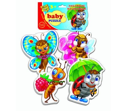 Пазлы мягкие Baby puzzle Насекомые