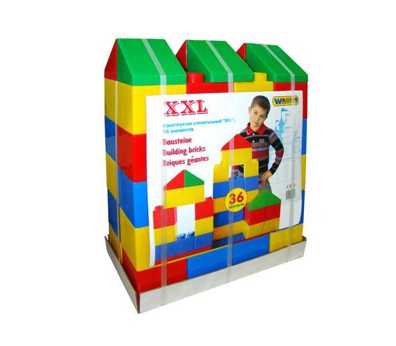 Конструктор строительный XXL (36 элементов)