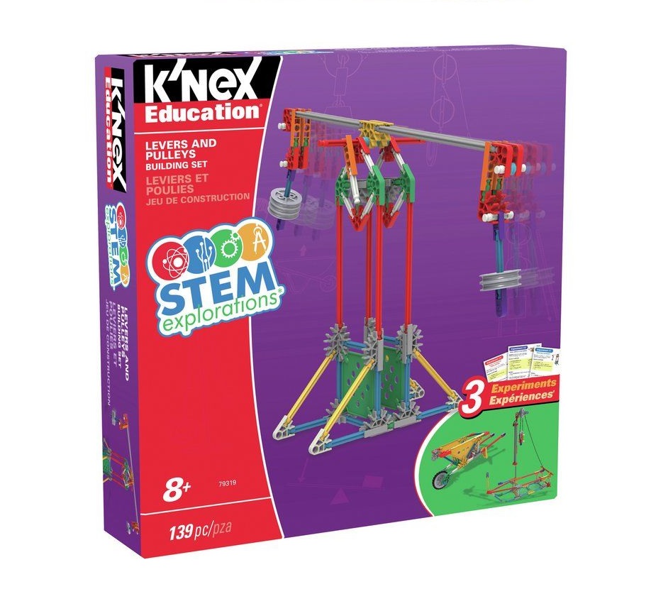 Конструктор образовательный K'NEX Education "STEM Исследования: Рычаги и шкифы"