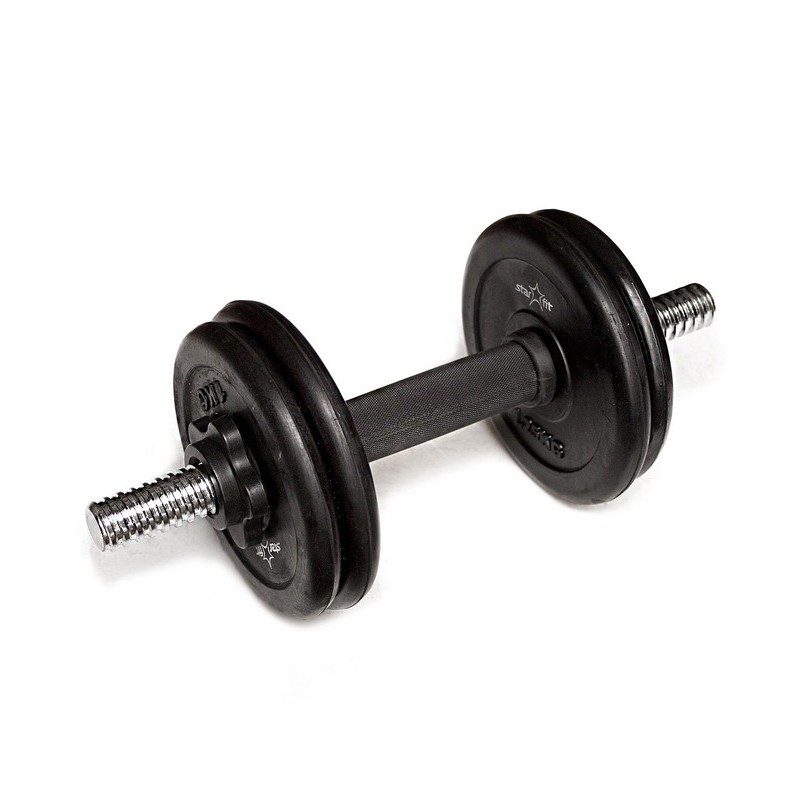 Гантель разборная обрезиненная STARFIT 5 кг