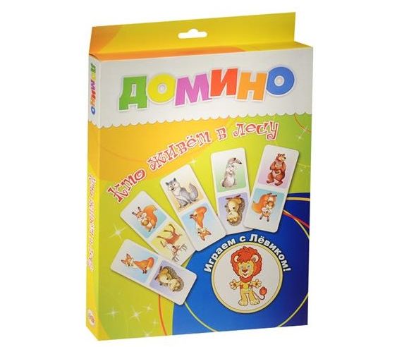 Домино "Кто живет в лесу"