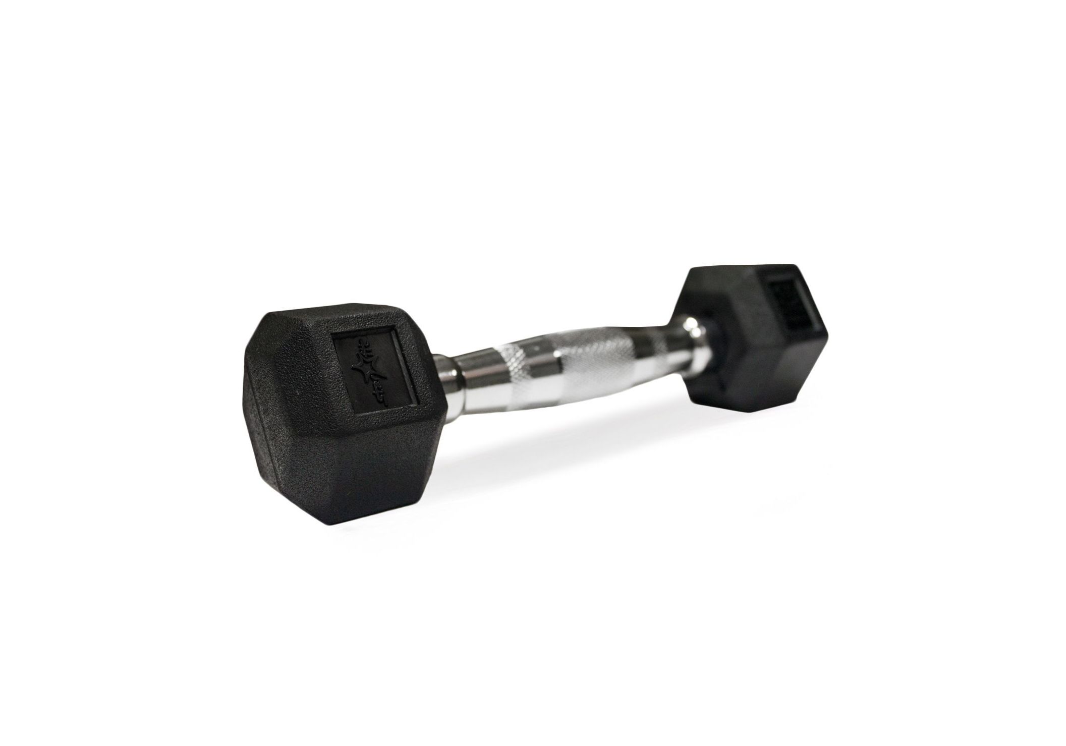 Гантель обрезиненная STARFIT 1 кг, черная