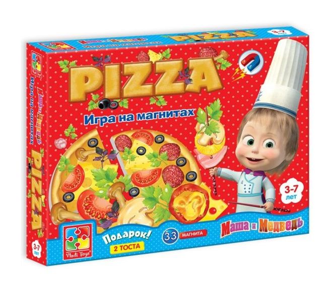 Игра магнитная Юный повар - Пицца