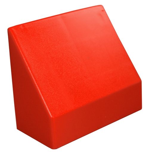 Наклонный элемент GigaBloks Outdoor 10" 2 х 1 красный