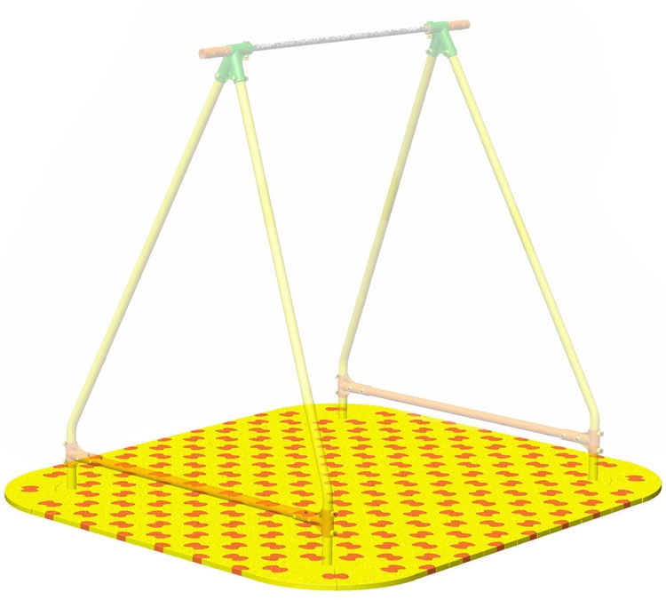 Puzzle Playground для перекладины гимнастической Leco-IT Outdoor 1,9 х 2,1 м