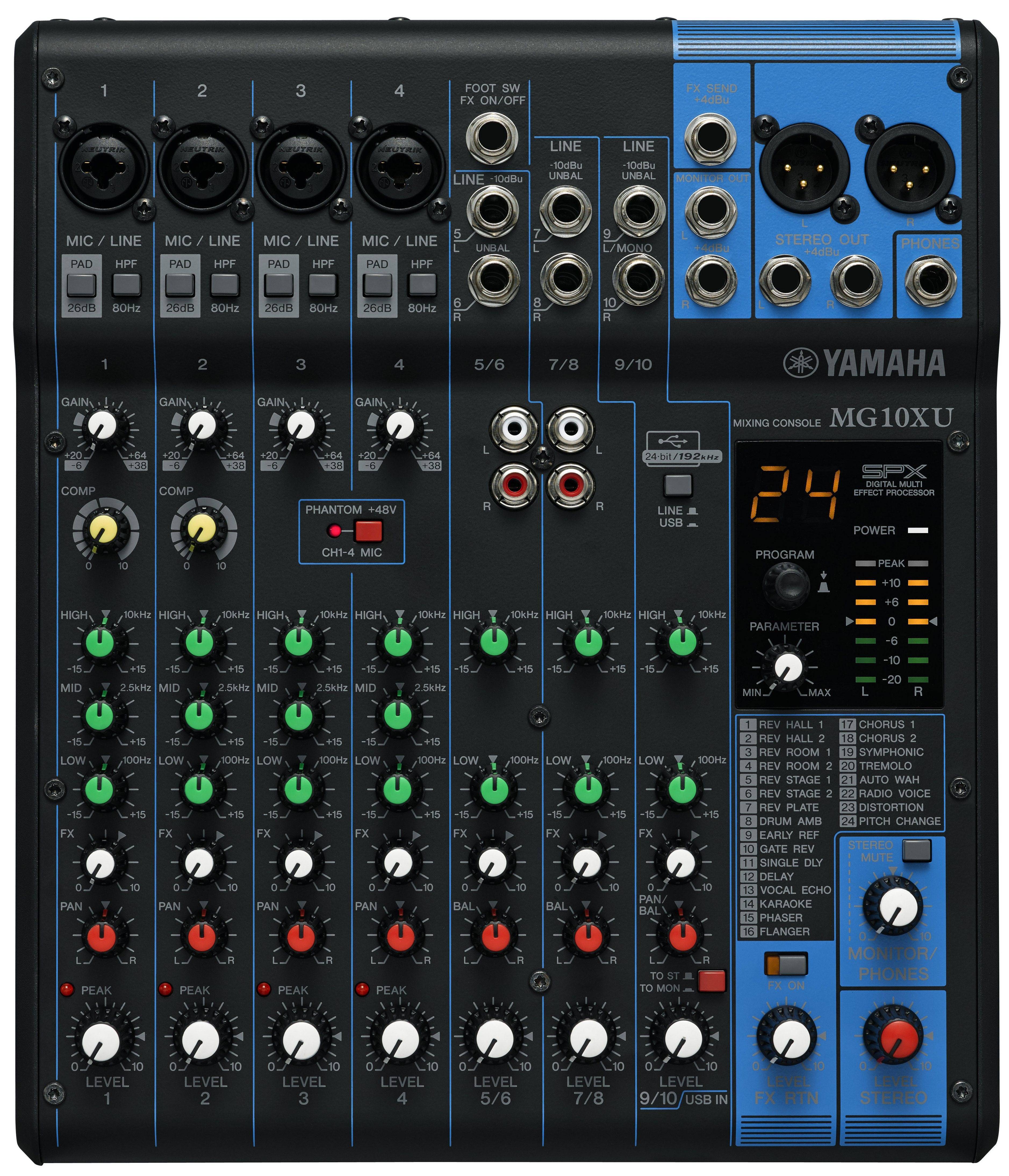 Микшерный пульт YAMAHA MG10XU USB