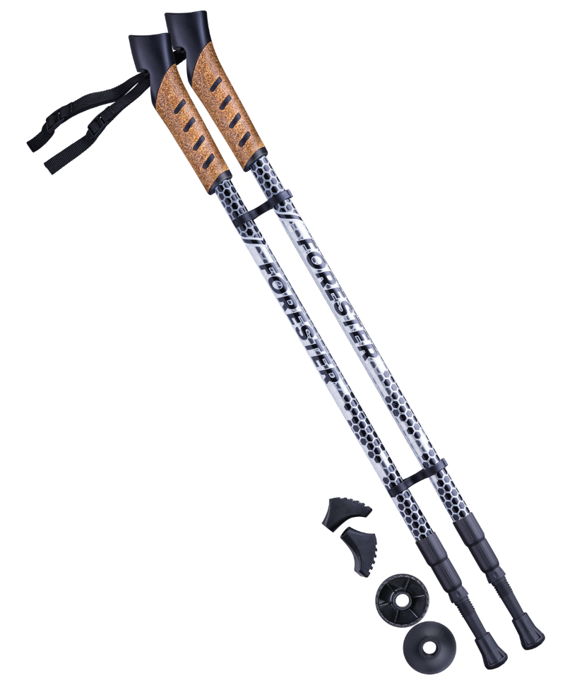 Палки для скандинавской ходьбы BERGER, 67-135 см, 3-секционные
