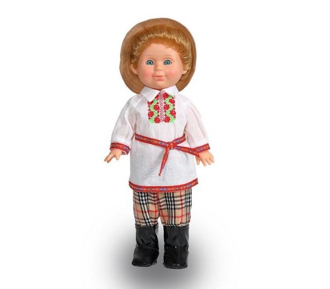 Кукла Митя в белорусском костюме (со звуком)