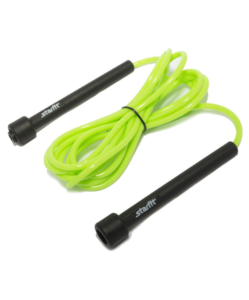 Скакалка STARFIT ПВХ с плаcтиковой ручкой, 3м