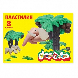 Пластилин Каляка-Маляка (8 цветов)