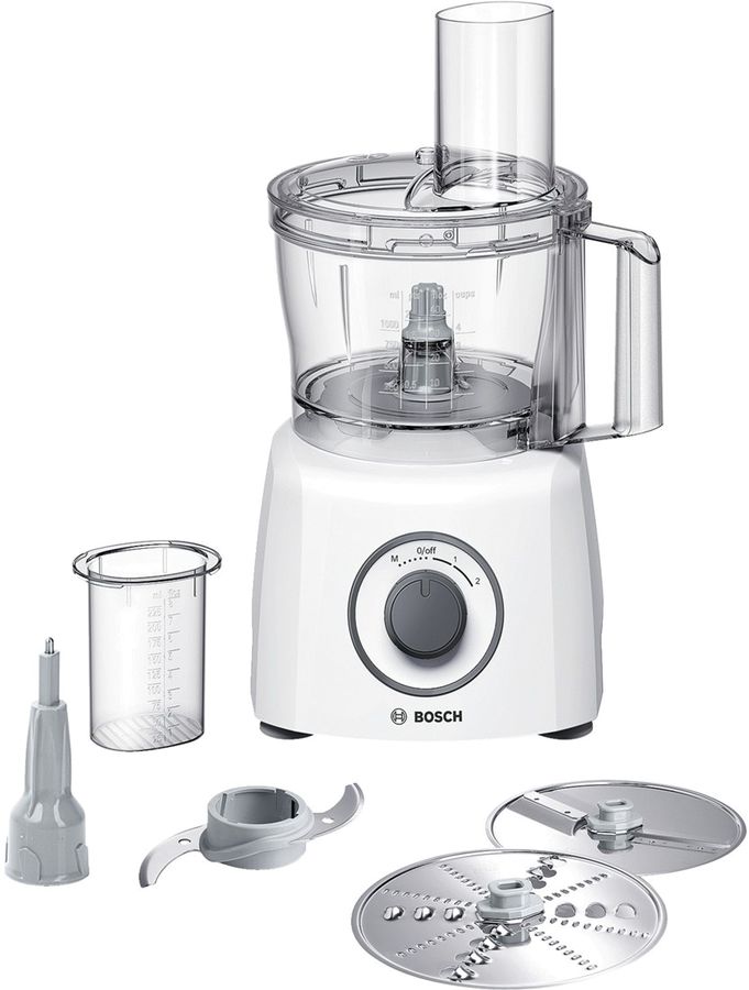 Кухонный комбайн BOSCH, 800 Вт, белый