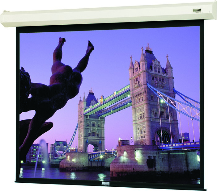 Проекционный экран с электроприводом Da-lite Cosmopolitan® Electrol® 106" 16:9 HDTV FORMAT, Matte White, проекционная область 132x234 см, длина корпуса 264см.