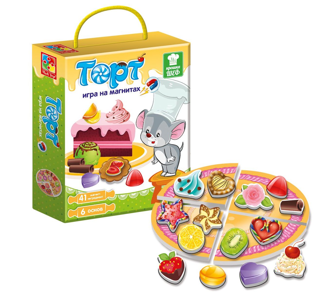 Игра магнитная "Крошка Шеф Торт"