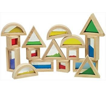 Конструктор Сенсорные блоки (Sensory blocks), 16 деталей