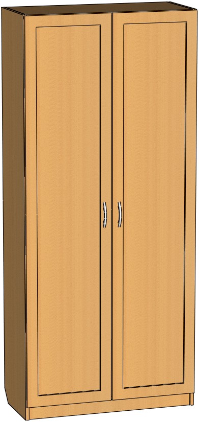 Шкаф архивный с фасадами МДФ, 800х350х2100 мм