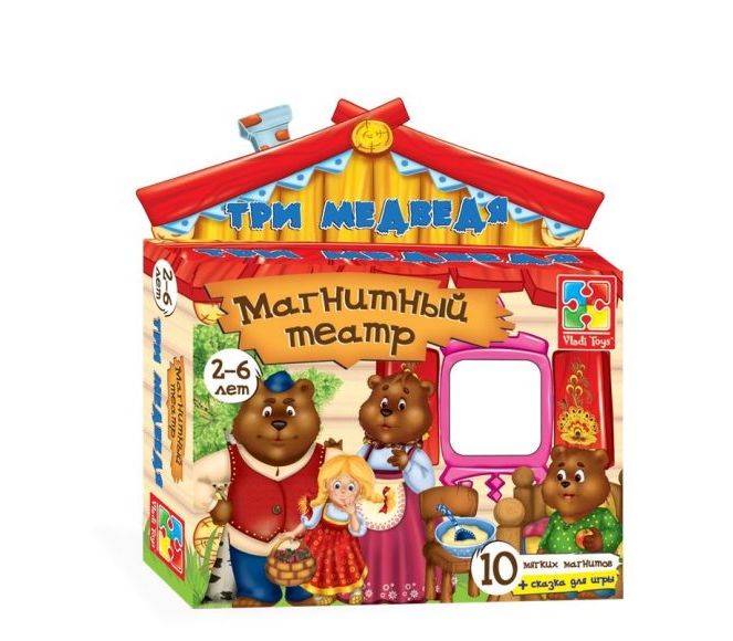 Магнитный театр Три Медведя Vladi Toys