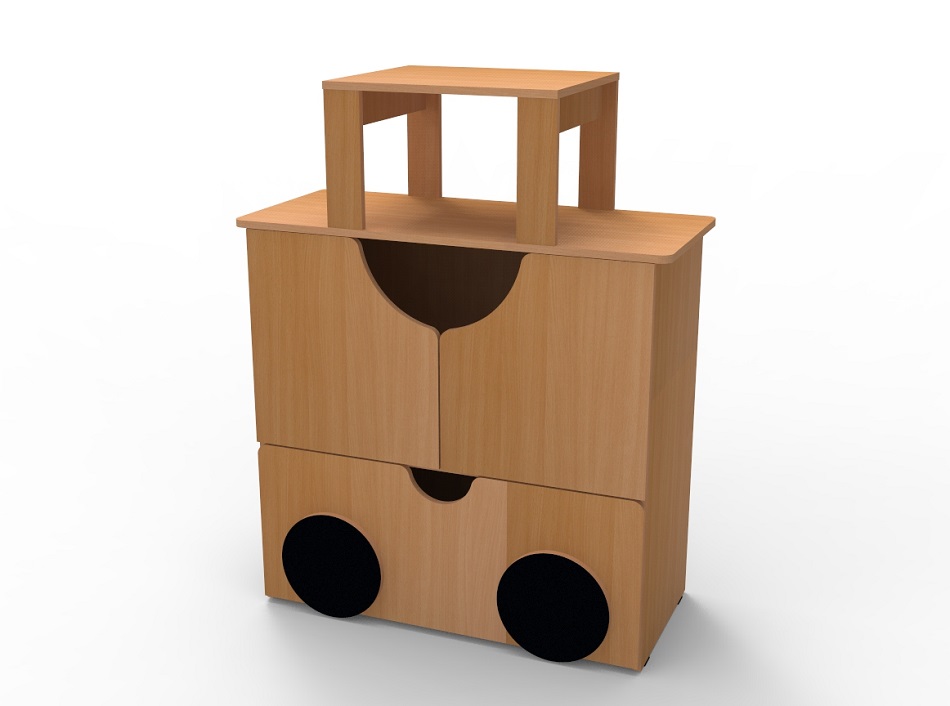 Стеллаж П-4, 960х432х1200мм