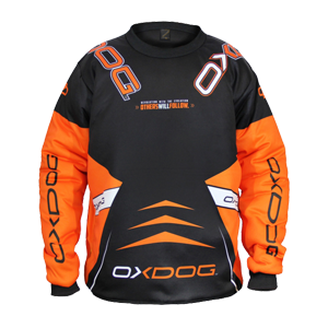 Свитер вратаря OXDOG VAPOR GOALIE SHIRT (черный/оранжевый)
