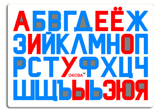 Русские буквы