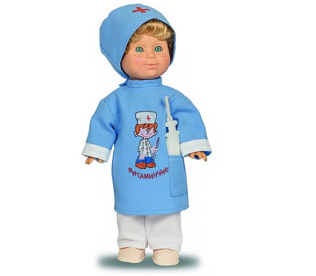 Кукла Митя доктор (со звуком)