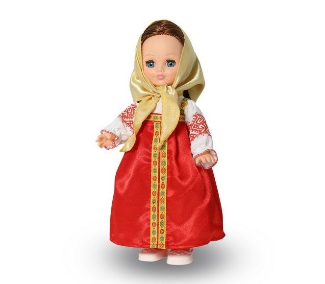 Кукла Элла в русском костюме (со звуком)