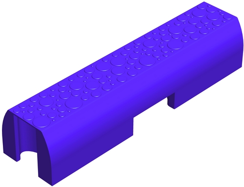 Прямой элемент Walkedge 36 см фиолетовый