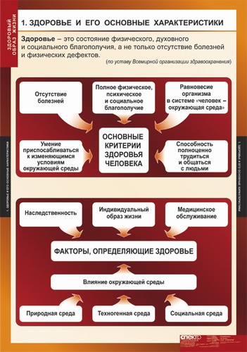 Комплект таблиц "Здоровый образ жизни"