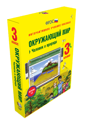 Пособие интерактивное учебное. Наглядная начальная школа. Окружающий мир 3 класс. Человек и природа