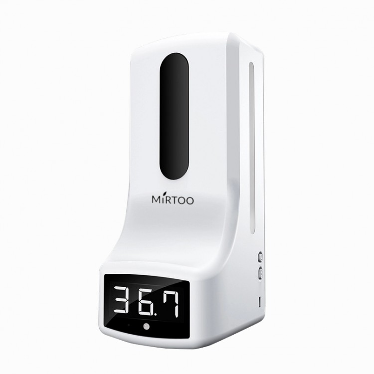 Автоматический дозатор с бесконтактным термометром (капля) MIRTOO K9