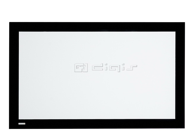 Экран настенный на раме Digis DSVFS-16906/G (VELVET, формат 16:9, 131", 180*307, рабочая поверхность 163*290, HCG, рама: обтянута чёрным бархатом)