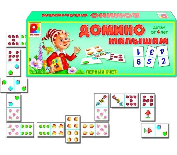 Детское домино Первый счет