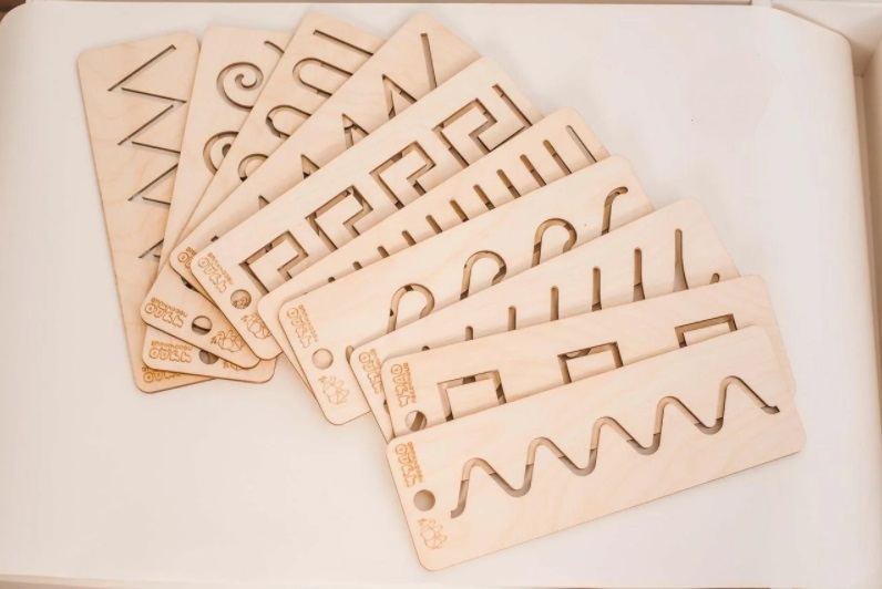 Набор графомоторных пластин, 10шт