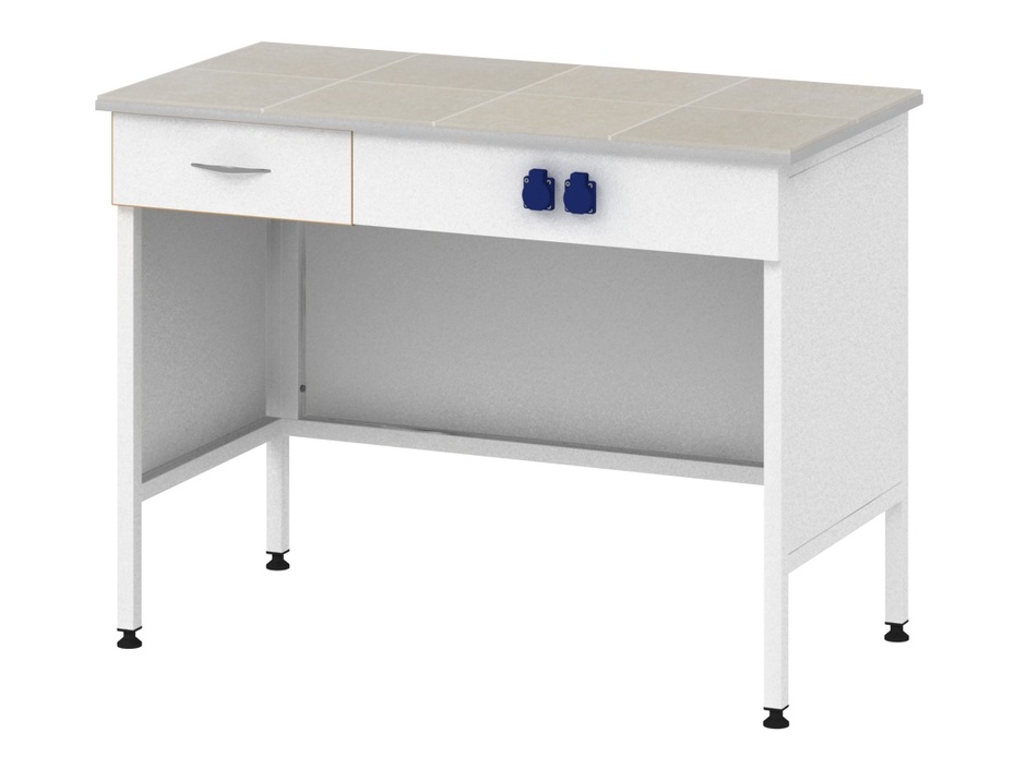 Стол с электрооборудованием СОВЛАБ-1200 СЭКп (1200х600х900 мм, керамика)