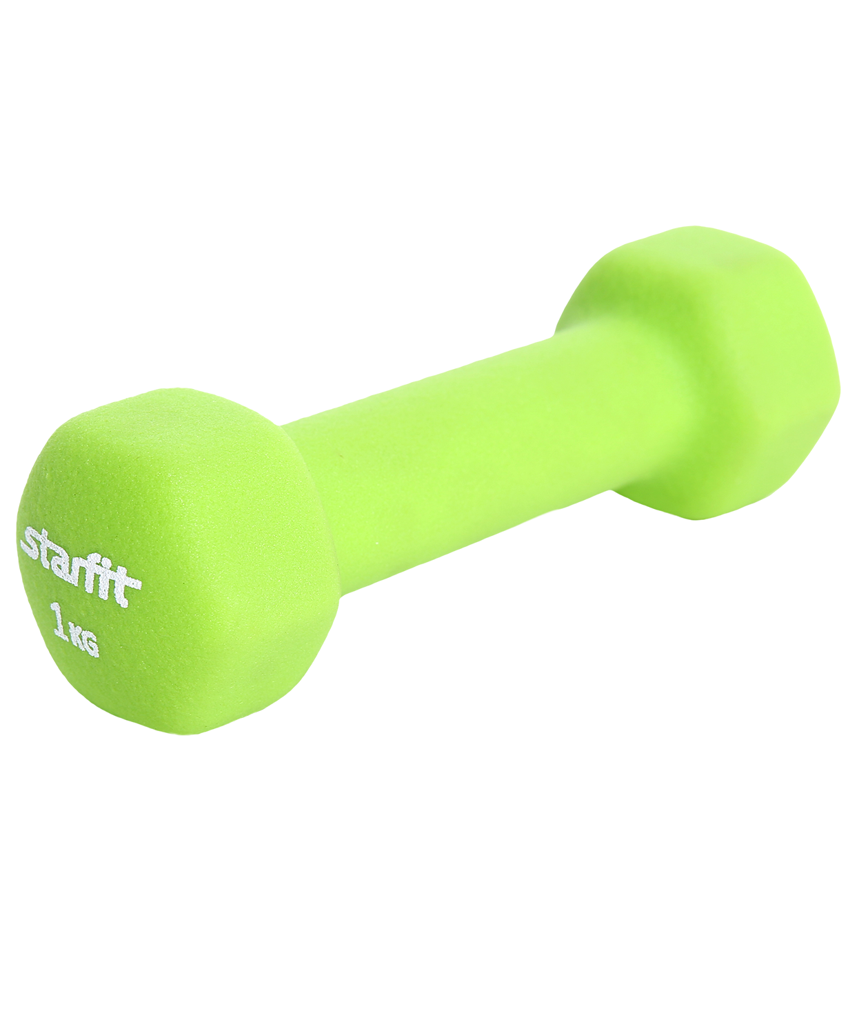 Гантель неопреновая STARFIT 1 кг, салатовый