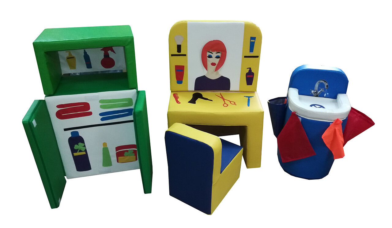 Игровой комплект «Парикмахерская» 7 элементов