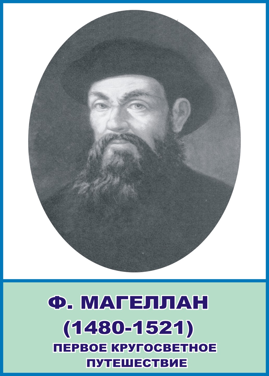 Стенд портрет "Ф. Магеллан"