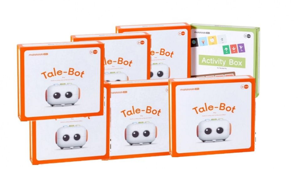 Дидактический комплект роботов с интерактивными картами на базе робота Matatalab Tale-Bot 6 шт.