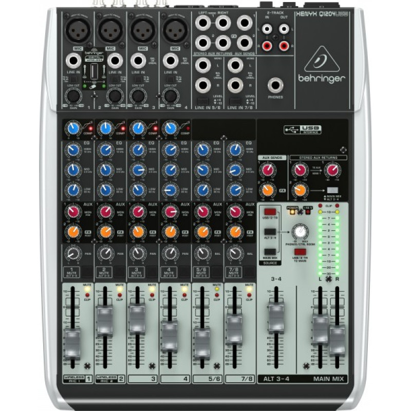 Микшерный пульт BEHRINGER XENYX Q1204USB