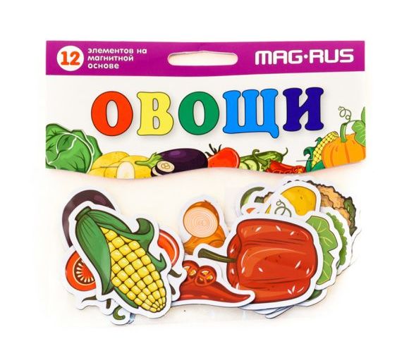 Игра магнитная "Овощи"