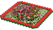 Цветник из GigaBloks 10" большой